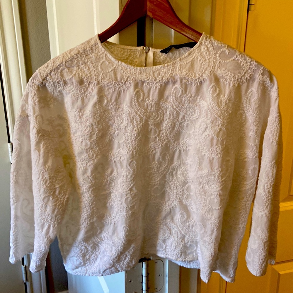Zara Woman White Blouse